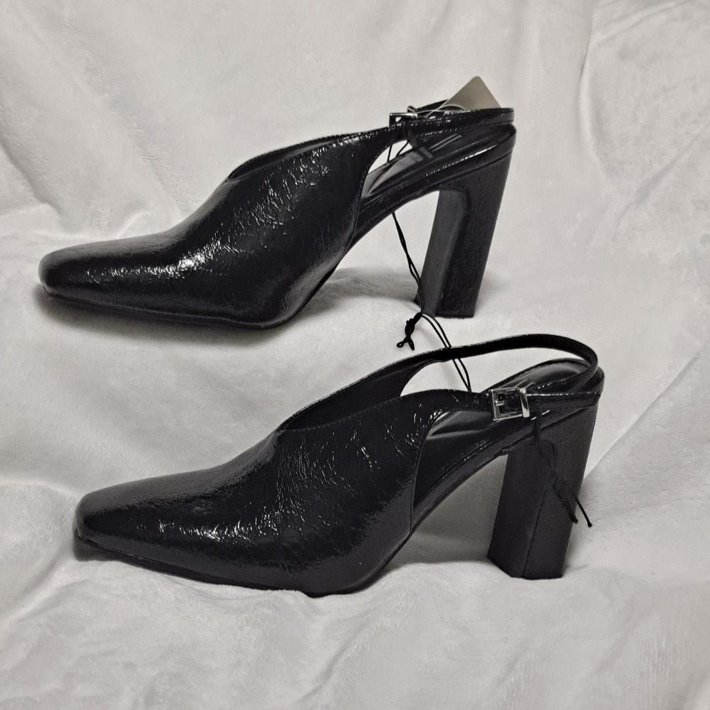 Worthington Saranack Womens Square Closed Toe Block Heel Pumps